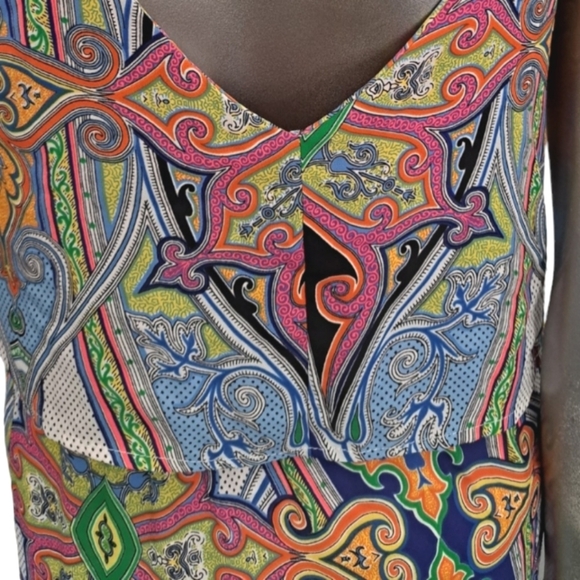 🪻BOGO🪻 Peach Love California‎ Maxi Dress Size Medium Hippy Boho - Picture 9 of 12